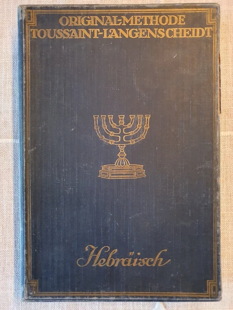Methode Toussaint-Langenscheidt Original-Unterrichtsbriefe Hebräisch 1856