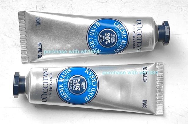 Nuevo conjunto de manteca de karité L'Occitane 20% manteca de karité 2 x 30 ml como regalo