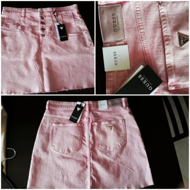 mini gonna rosa donna GUESS W02D29D2G6F - CANK  W 31 JEANS