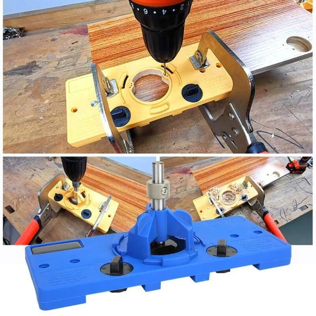 Maschera Di Montaggio Per Porte Armadio | Posizionatore Regolabile | Per Installazione Precisae Senza Errori - Foto 7