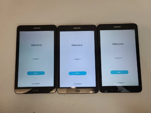 LOT OF 3! Samsung Galaxy Tab E 8.0 - SM-T377 - 16GB - T-Mobile Only Tablets