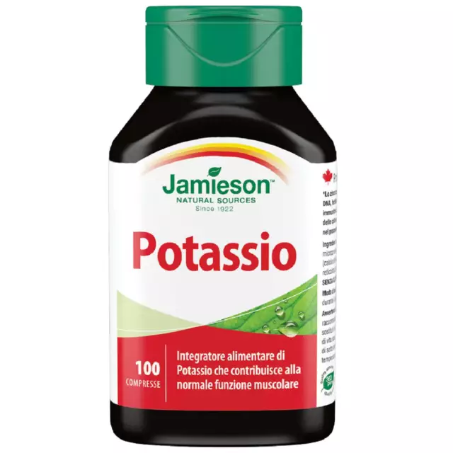 Jamieson Potassio 100 Cpr Minerali Essenziali Equilibrio Corpo Pressione