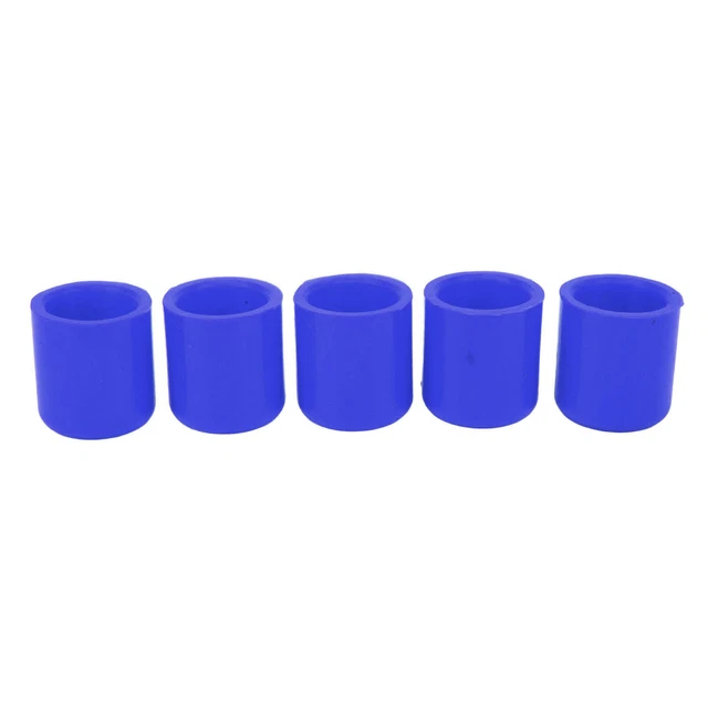 Tubo di aspirazione tubo di aspirazione blu 5 pz tubo di silicone estremità spina coperchio di lancio 25 mm