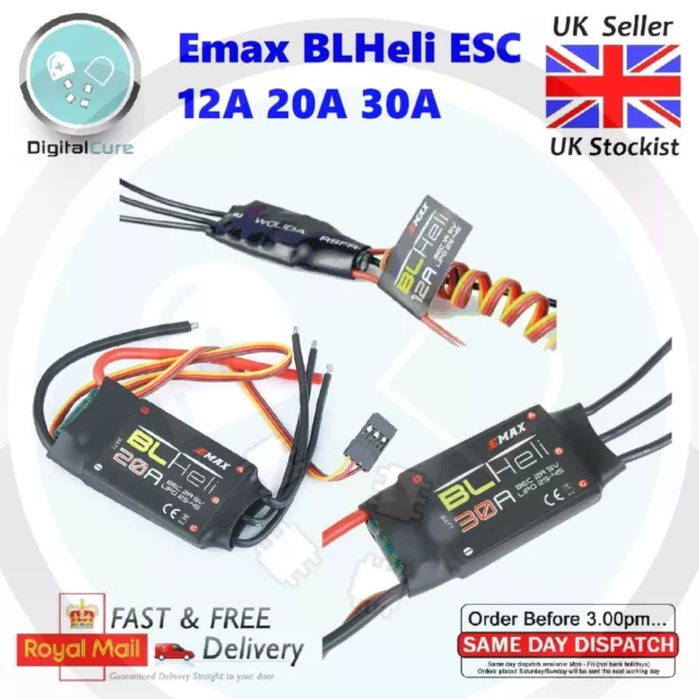 1 Stück oder 4 Stück EMAX BLHeli Serie 12A 20A 30A ESC 5V BEC - Quadcopter bürstenlos FPV