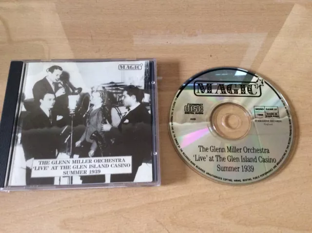 The Glen Miller Orchestra 'Live' At The Glen Island Casino Summer 1939 18 Trk Cd