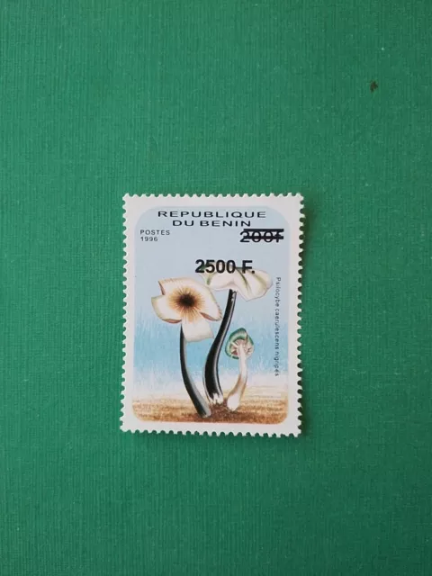 Bénin surchargé overprint 2500f sur 200f MNH neuf Champignon SANS Colis Postaux