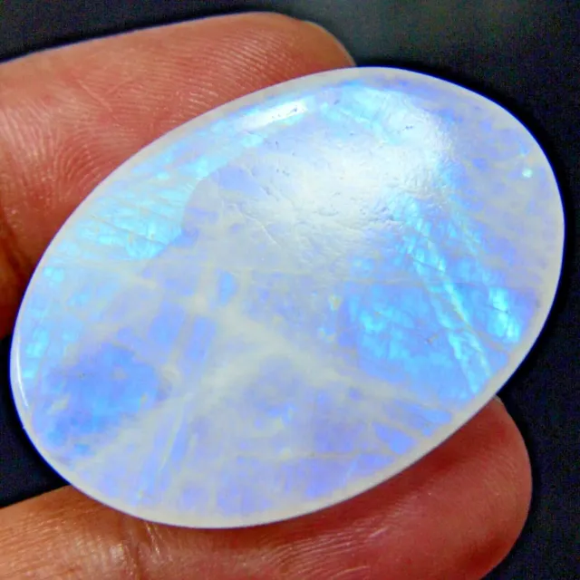 44.15Cts Natural White Moonstone Oval Shape -35x25mm Size Top Grade Gemstone