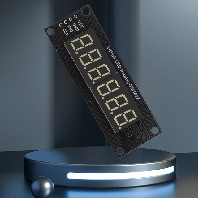 Modulo display LED 0,36 pollici TM1637 modulo LED digitale 6 cifre 7 segmenti 5 V
