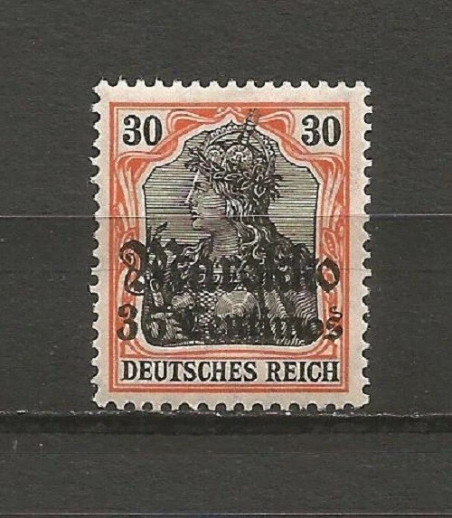 Reich Auslandspostamt kolonien Marokko 1911 Mi 51 35 on 30 c MVLH*