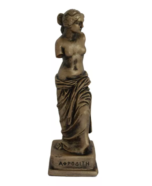 Aphrodite Ancient Greek Goddess of love and beauty sculpture Bronze effect