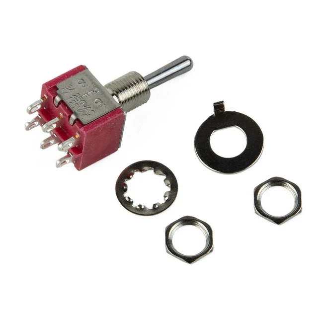 Guitare Interrupteur Bascule Bouton Accessoires Électrique 6Pin de Kits