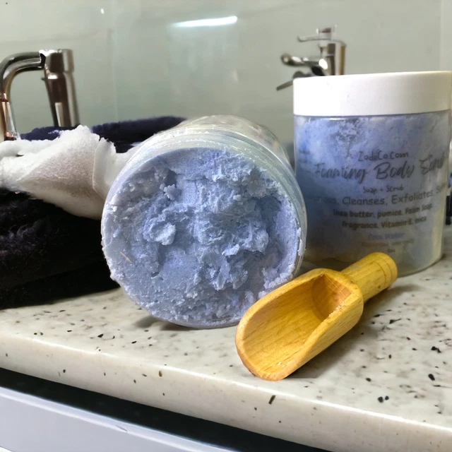 Exfoliante y jabón con espuma de agua fría para él para hombre