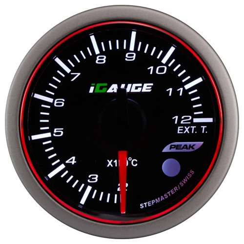 Indicatore Temperatura Olio 52 Mm Con LED 7 Colori E Sensore – Adatto A Auto 12V, Risposta Veloce!
