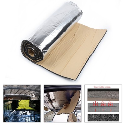 Detectoy Bouclier Thermique Isolant Acoustique Thermique épreuvage Tapis de Mort Contrôle de Bruit de Voiture Acoustique Amortisseur étanche étanche Voiture Capot Moteur Pare-feu Tapis de Chaleur 