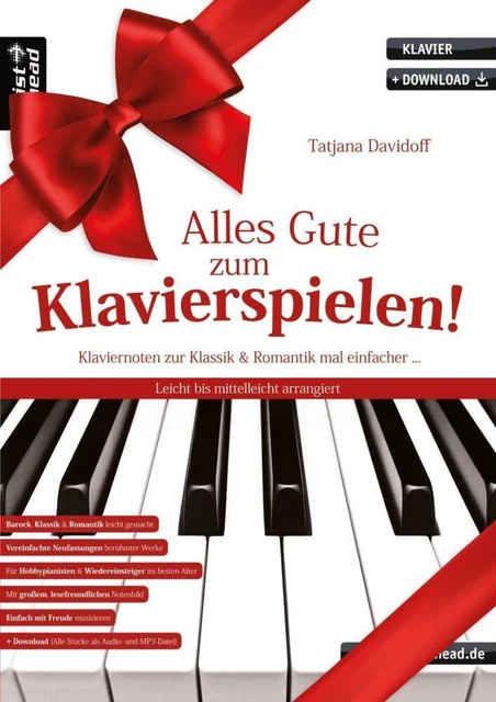 Alles Gute zum Klavierspielen! - Tatjana Davidoff - 9783866421455 PORTOFREI