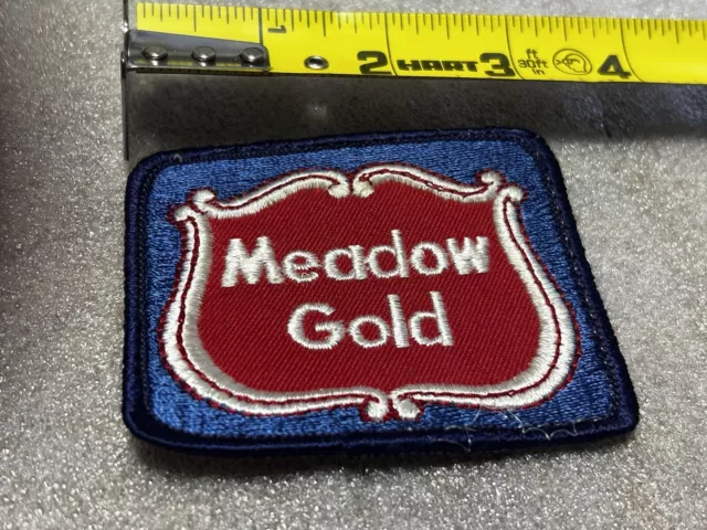 Meadow Gold Dairy Milk Uniform Patch Vintage