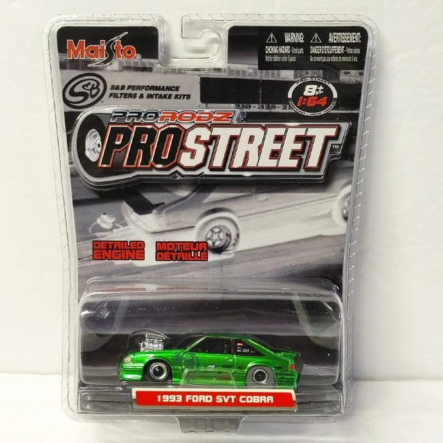 MAISTO PRO STREET 1993 Ford Mustang SVT Cobra 164 Scale Diecast Model Car 79.99 PicClick MAISTO PRO STREET 1993 Ford Mustang SVT Cobra 164 Scale Diecast Model Car 79.99 PicClick