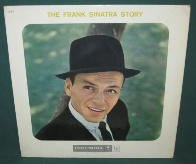 The Frank Sinatra Story LP Columbia White Label PROMO C2L-6 NM 1958