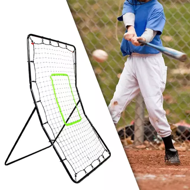 Pitch Back Baseball Rebounder Net, Softball/Baseball Rebound Net for Throwing