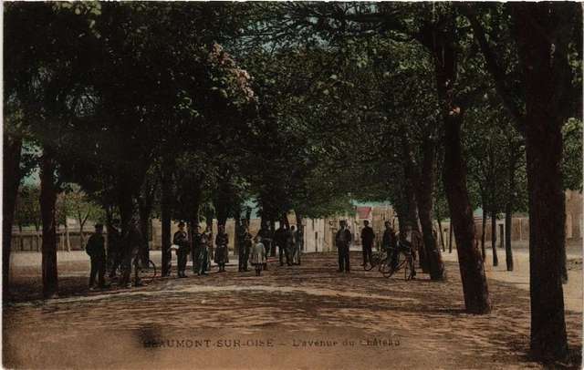 CPA BEAUMONT-sur-OISE - L'Avenue du Chateau (519356)