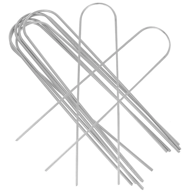 12 Piquets De Tente Inoxydables – 200x7 Mm, Avec Capuchon Phosphorescent Et Extracteur – Pour Camping, Bâches, Ancrage Solide