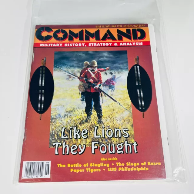 Command Magazine numero 28 - Like Lions They Thought - Edizione gioco - Non perforato