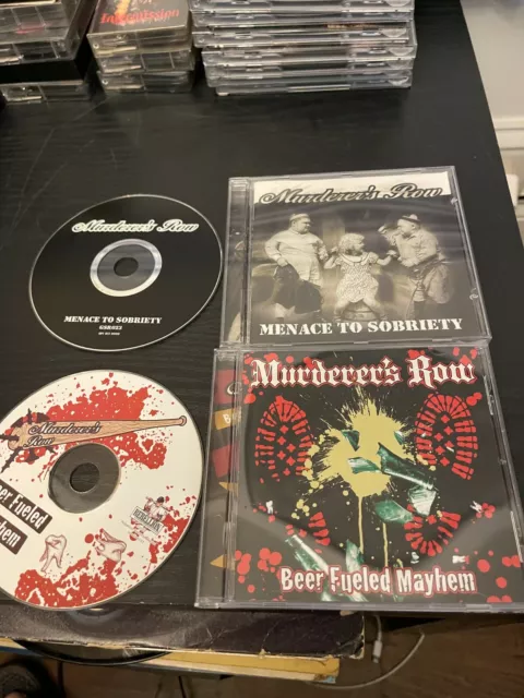 MURDERER'S ROW - BEER FUELED MAYHEM MENACE TO SOBRIETY cd lot