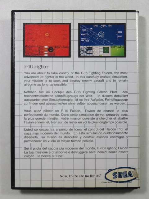 Jeu Action Fighter - The Mega Cartridge - Sega Master System PAL - Avec Boîte Et Notice - État Correct