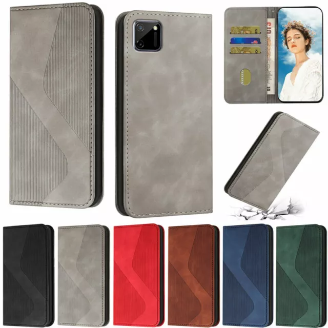 Fashion Wallet Leather Flip Case Cover For Oppo Realme C11 C15 7 Pro Realme 7 5G
