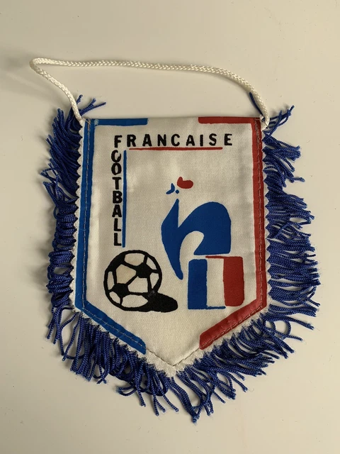 FFF equipe de France ancien fanion vintage pennant football