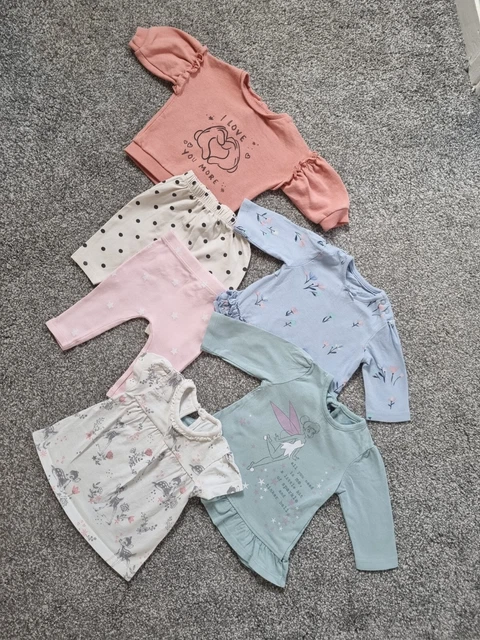 Baby girls disney bundle newborn outfits minnie mouse tinkerbell bambi casual e