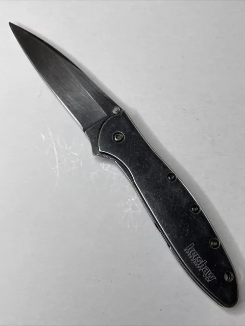 Kershaw 1660BLKW Leek Assisted Pocket Knife