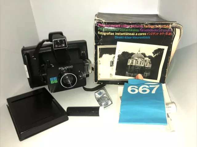 Polaroid Kamera EE66 mit Zubehör defekt | Kaufen auf