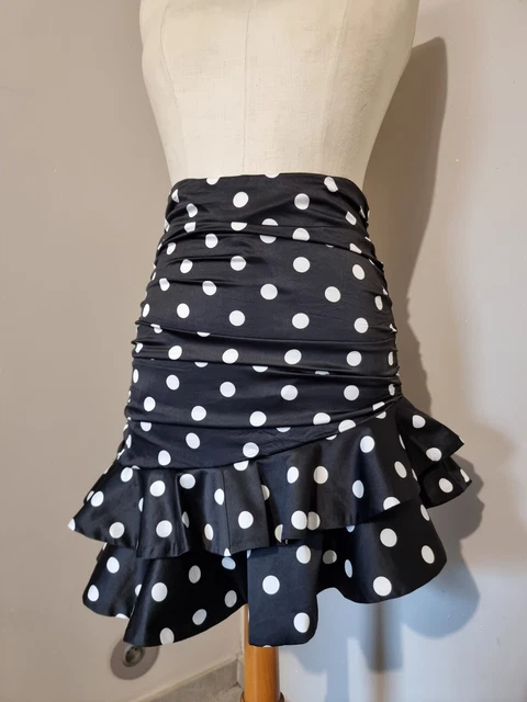 Jupe Longue Drapée Noire Douce À Taille Basse | Bas | PLT FR