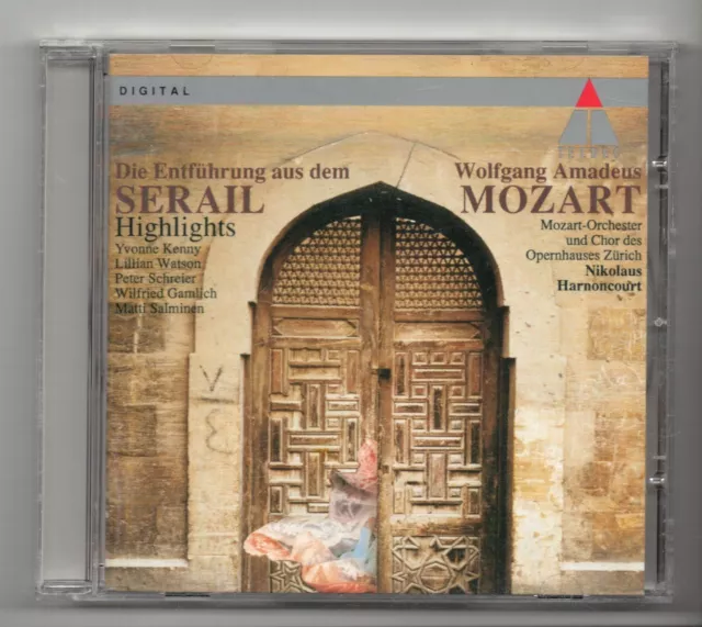 (JY577) Mozart, Die Entfuhrung Aus Dem Serail - Highlights - 1988 CD