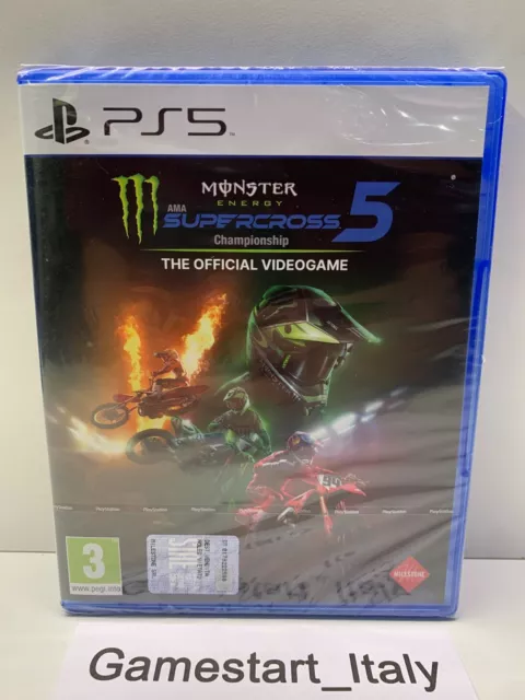 Monster Energy Supercross 5 The Official Videogame - Sony Ps5 - Nuovo Pal