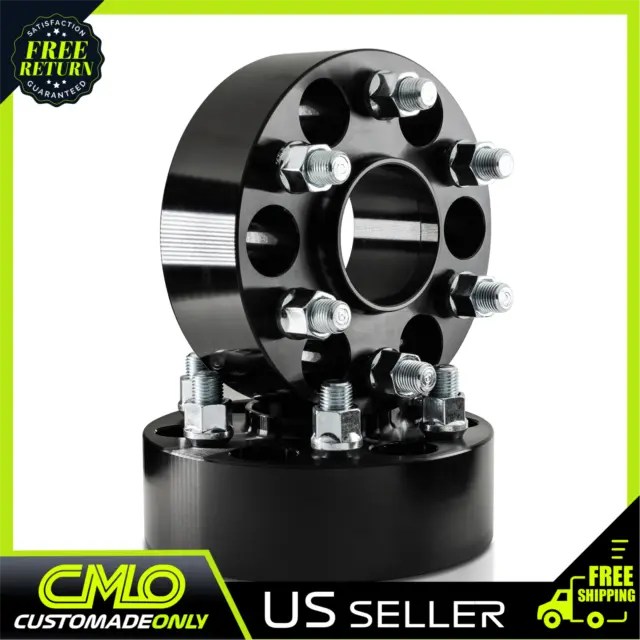 2pc 2.0" Black Wheel Spacers 6x135 For 04-14 F150 03-14 Navigator & Expedition