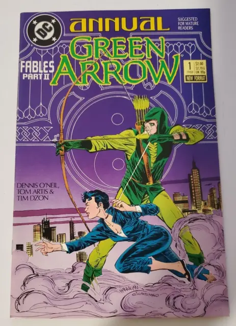 1988 DC Annual Green Arrow Fables Part 2 Issue 1 New Format/Mature Readers