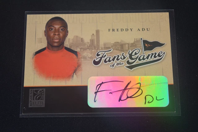 Freddy Adu 2004 Donruss Elite Fans Of The Game Autograph Signature