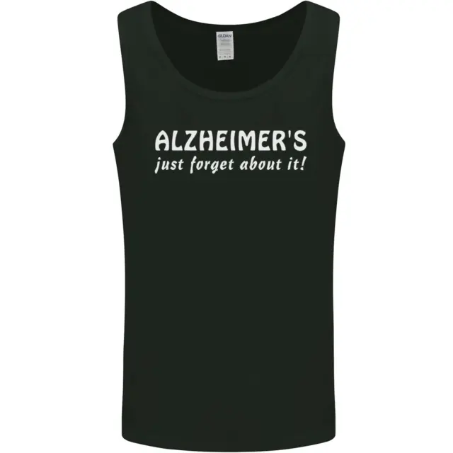 Alzheimers Just Forget About Funny Slogan Mens Vest Tank Top