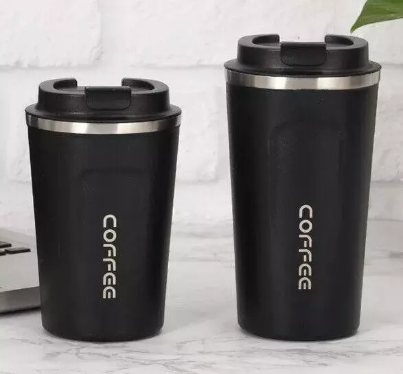 17oz/13oz Vacuum Steel Thermos Insulated Coffee Cup Travel Mug Spill Proof