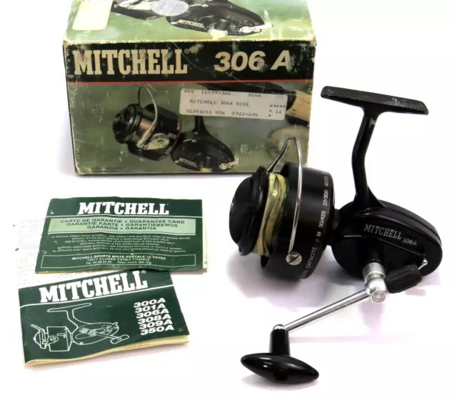 GARCIA MITCHELL 306A Vintage Open Face Spinning Reel with Box, Papers -  Read $49.99 - PicClick