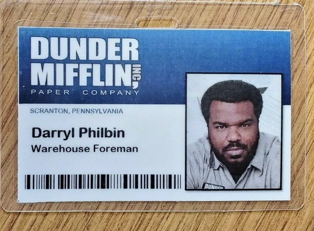 The Office Inspired - Dunder Mifflin Employee ID Badge - Kevin