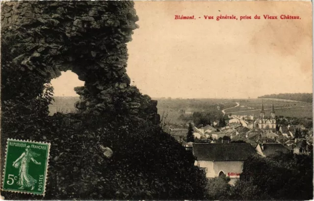 CPA BLAMONT - General view taken of the Old Castle (182951)