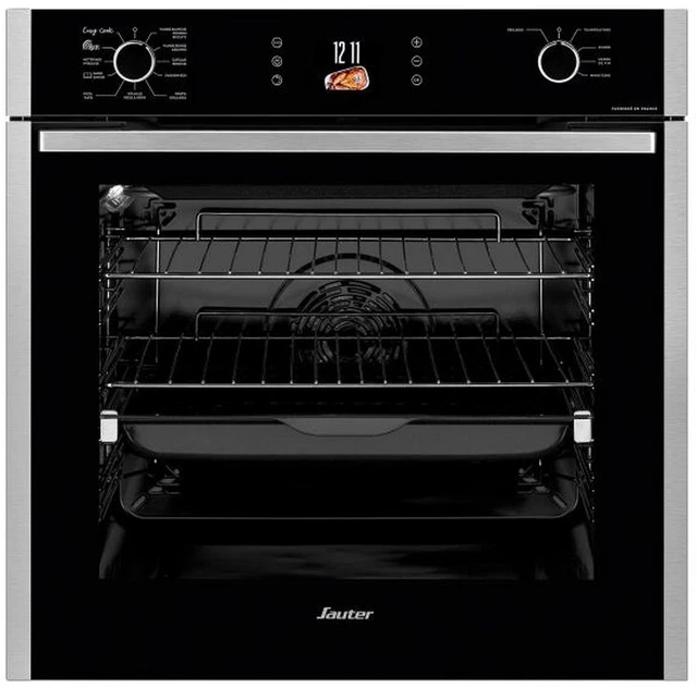 Sauter Four intégrable multifonction 73l 60cm a+ pyrolyse inox