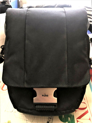 Puro Italian Style Agfa BORSA FOTOGRAFICA SEMI-RIGIDA con para pioggia come nuova 