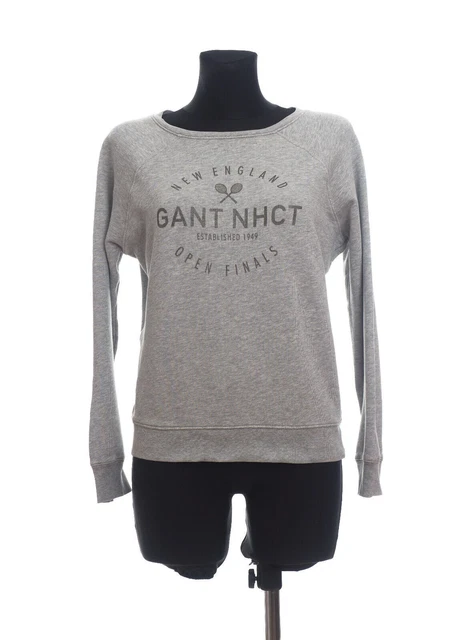 *** GANT *** Felpa da donna grigia a maniche lunghe taglia M