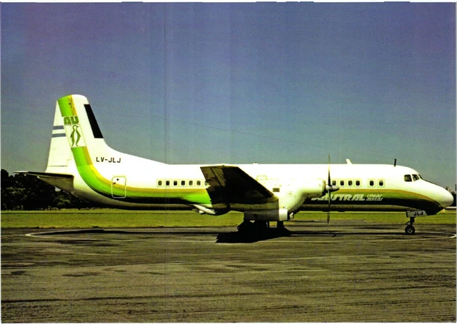 Austral, Lineas Aereas, Aviation, airlines used postcard