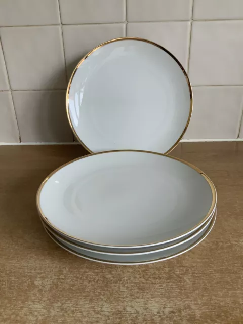 Thomas Medaillon Wide Gold - 4 x 21 cm Salad  Plates