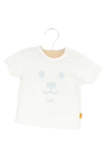 ? T-shirt bambini Steiff taglia 62 in bianco brillante - perfetta per il piccolo Abe